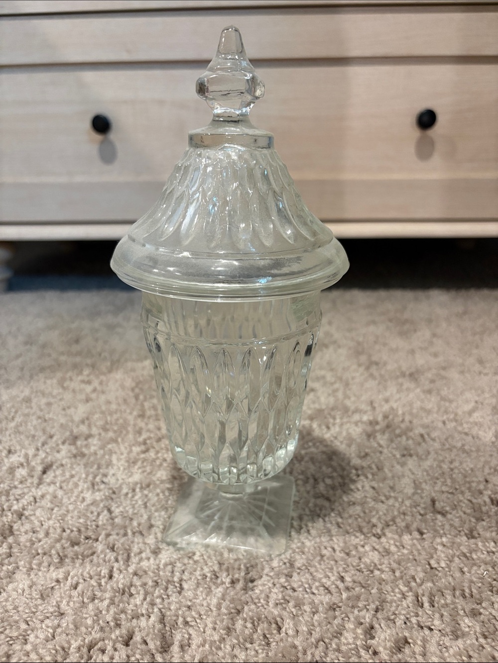 Vintage Indiana glass candy dish